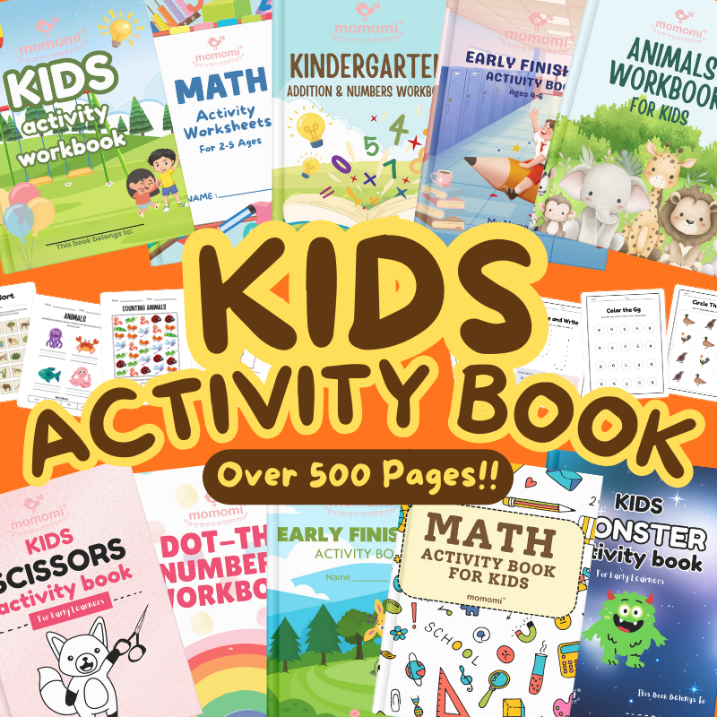 Momomi® Kids Activity Books Bundle