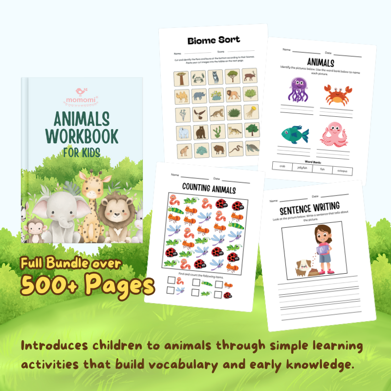 Momomi® Kids Activity Books Bundle