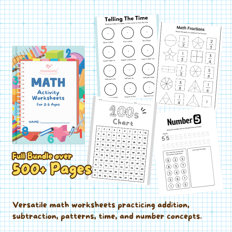 Momomi® Kids Activity Books Bundle