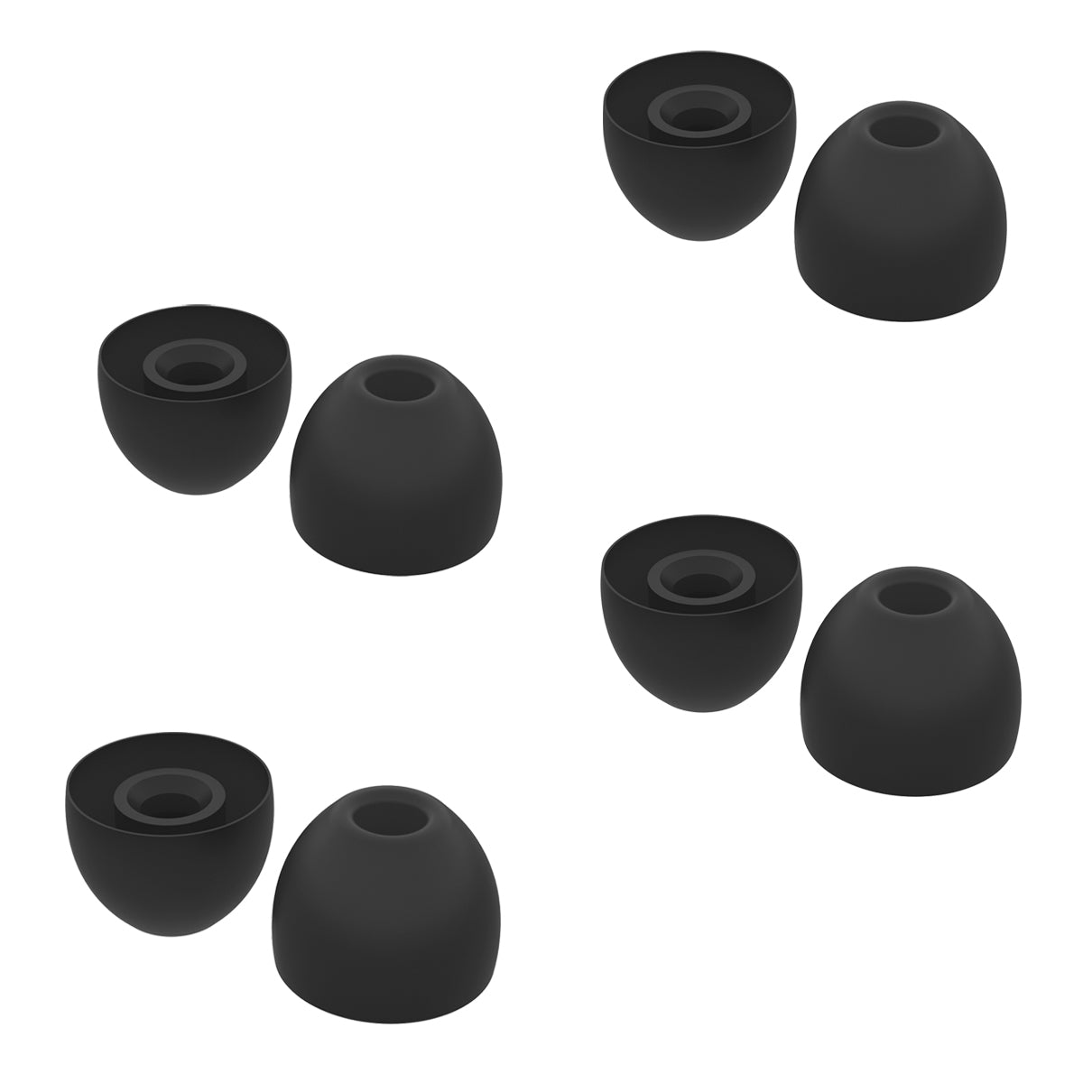 Saccater Bellflower Ear Tips - Ultra Soft Silicone Professional Noise Reduction Ear Tips for Saccater Noise-reducing Earplugs