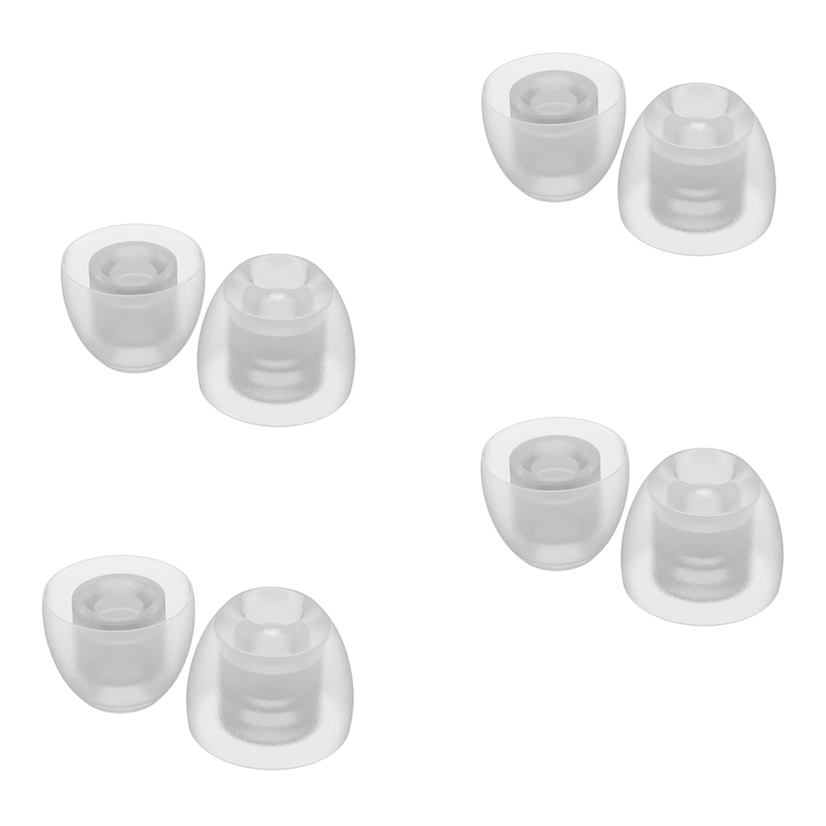 Saccater Bellflower Ear Tips - Ultra Soft Silicone Professional Noise Reduction Ear Tips for Saccater Noise-reducing Earplugs