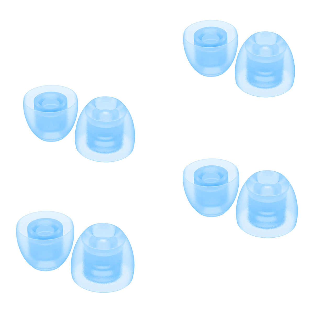 Saccater Bellflower Ear Tips - Ultra Soft Silicone Professional Noise Reduction Ear Tips for Saccater Noise-reducing Earplugs