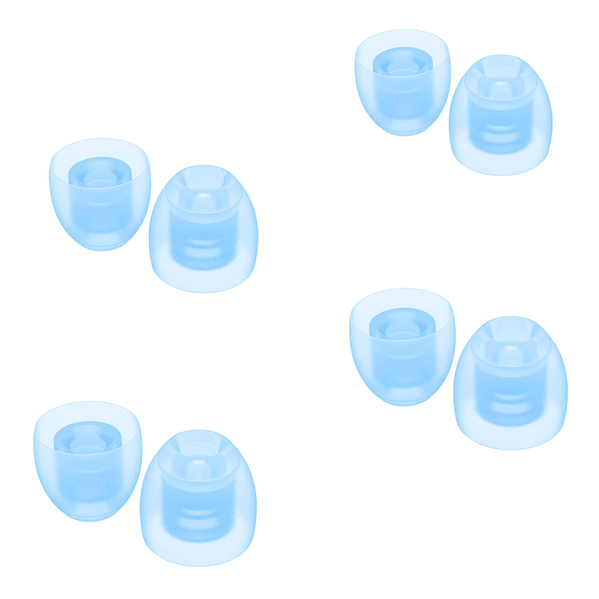 Saccater Bellflower Ear Tips - Ultra Soft Silicone Professional Noise Reduction Ear Tips for Saccater Noise-reducing Earplugs