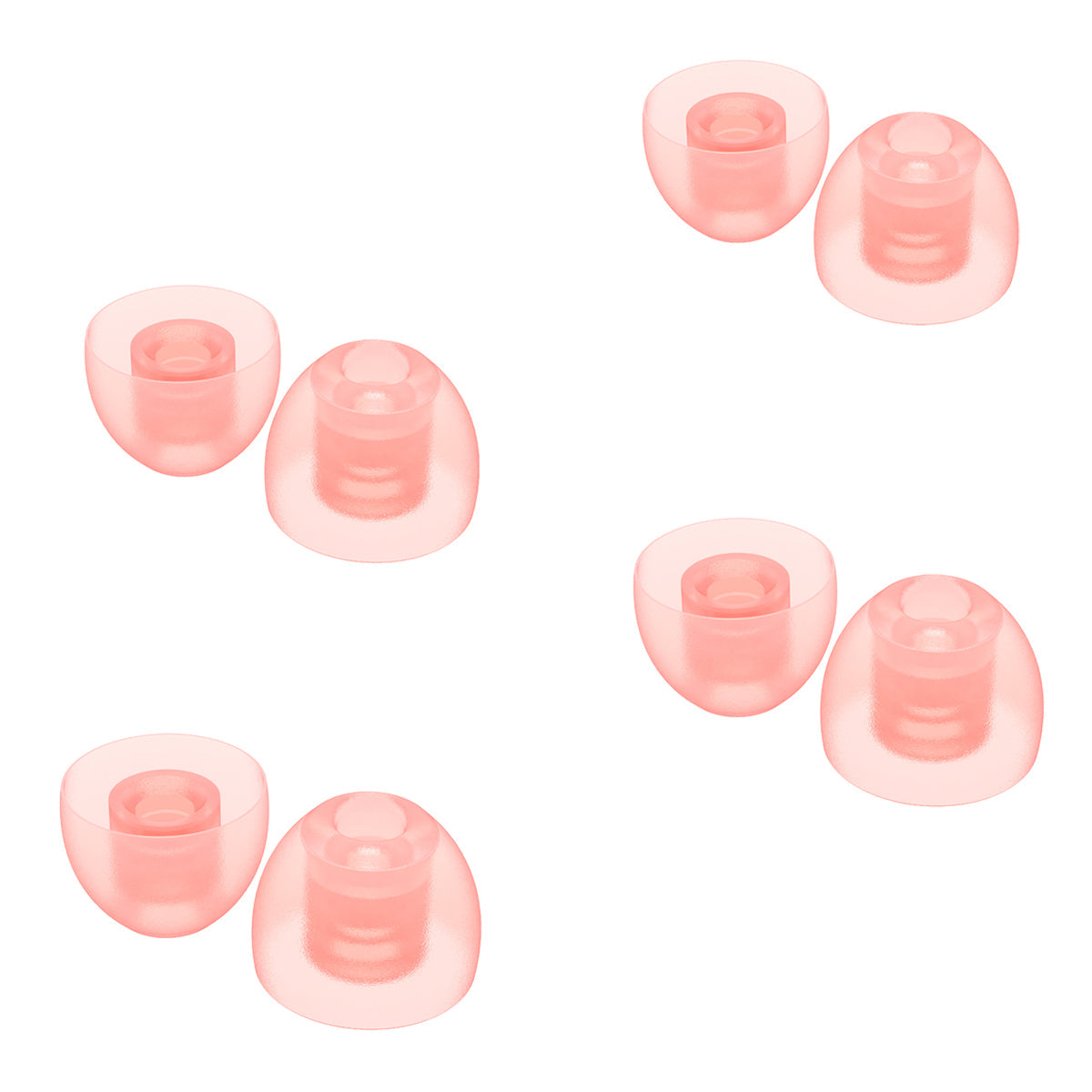 Saccater Bellflower Ear Tips - Ultra Soft Silicone Professional Noise Reduction Ear Tips for Saccater Noise-reducing Earplugs
