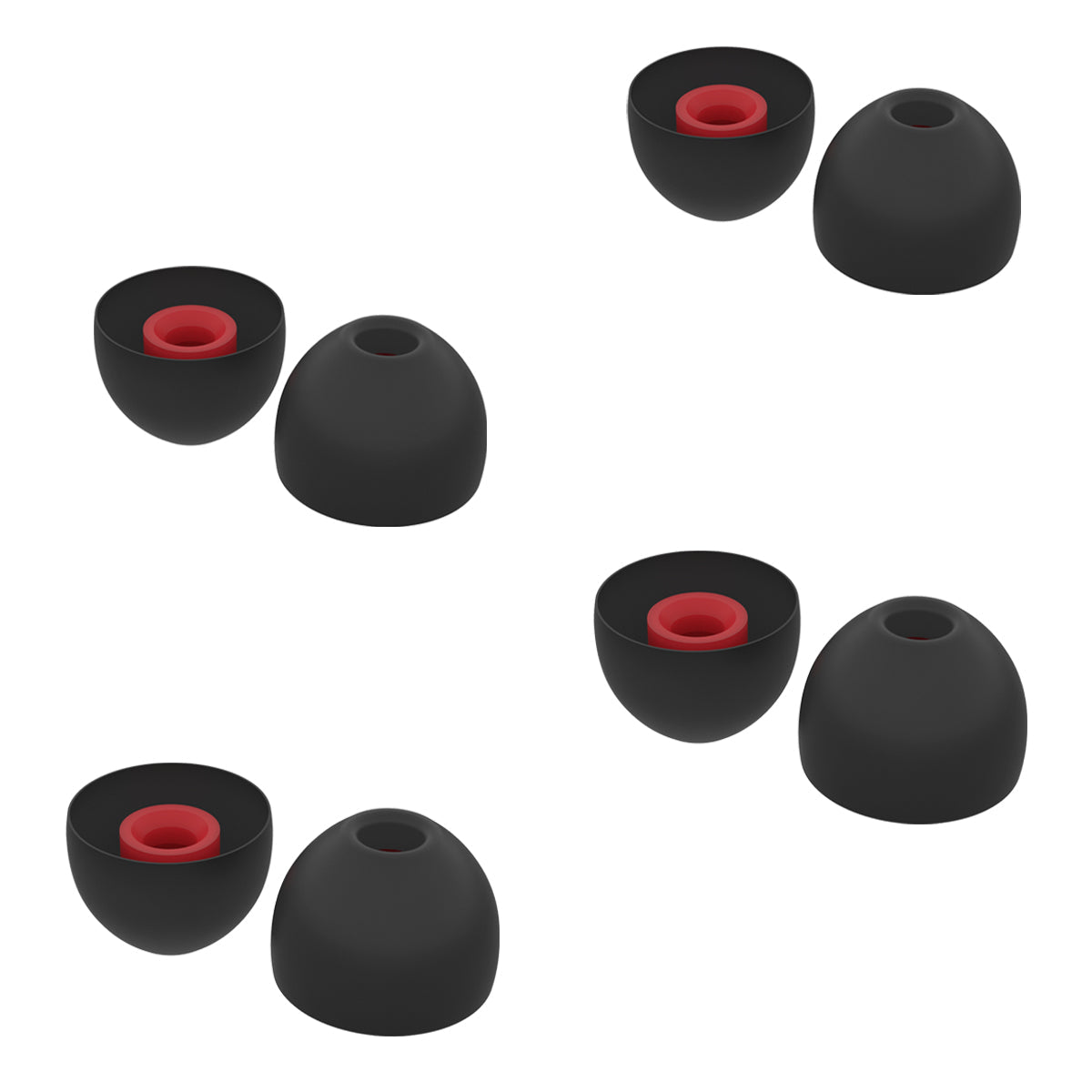 Saccater Bellflower Ear Tips - Ultra Soft Silicone Professional Noise Reduction Ear Tips for Saccater Noise-reducing Earplugs