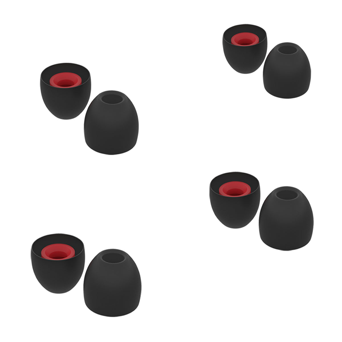 Saccater Bellflower Ear Tips - Ultra Soft Silicone Professional Noise Reduction Ear Tips for Saccater Noise-reducing Earplugs
