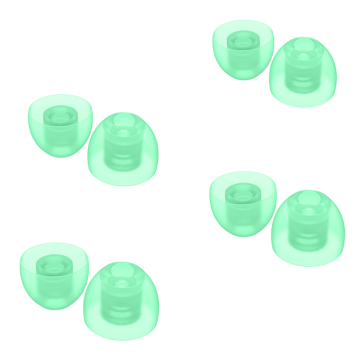 Saccater Bellflower Ear Tips - Ultra Soft Silicone Professional Noise Reduction Ear Tips for Saccater Noise-reducing Earplugs