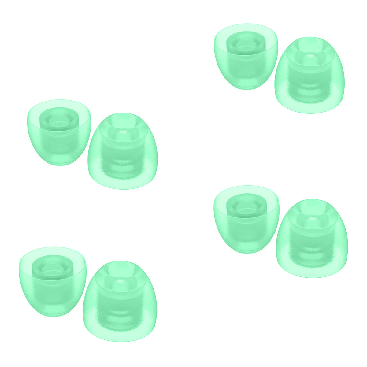 Saccater Bellflower Ear Tips - Ultra Soft Silicone Professional Noise Reduction Ear Tips for Saccater Noise-reducing Earplugs