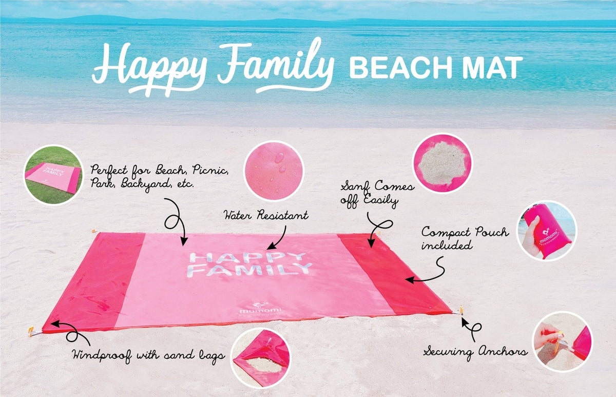 Happy Family Outdoor Rug & Beach Mat