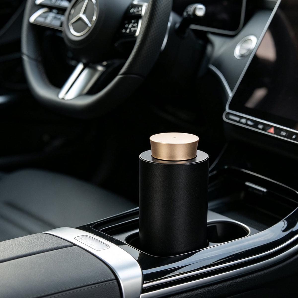 Essential Oil Diffuser (Black Rose Gold)