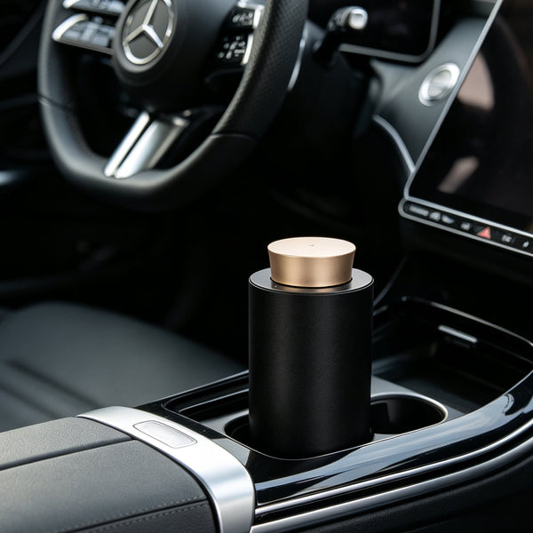 Essential Oil Diffuser (Black Rose Gold)