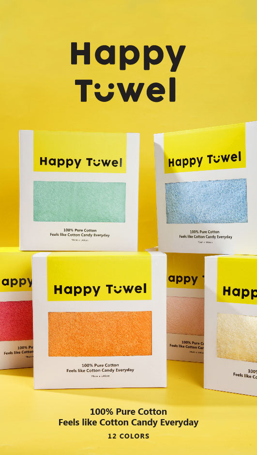 Happy Towels 100% Cotton