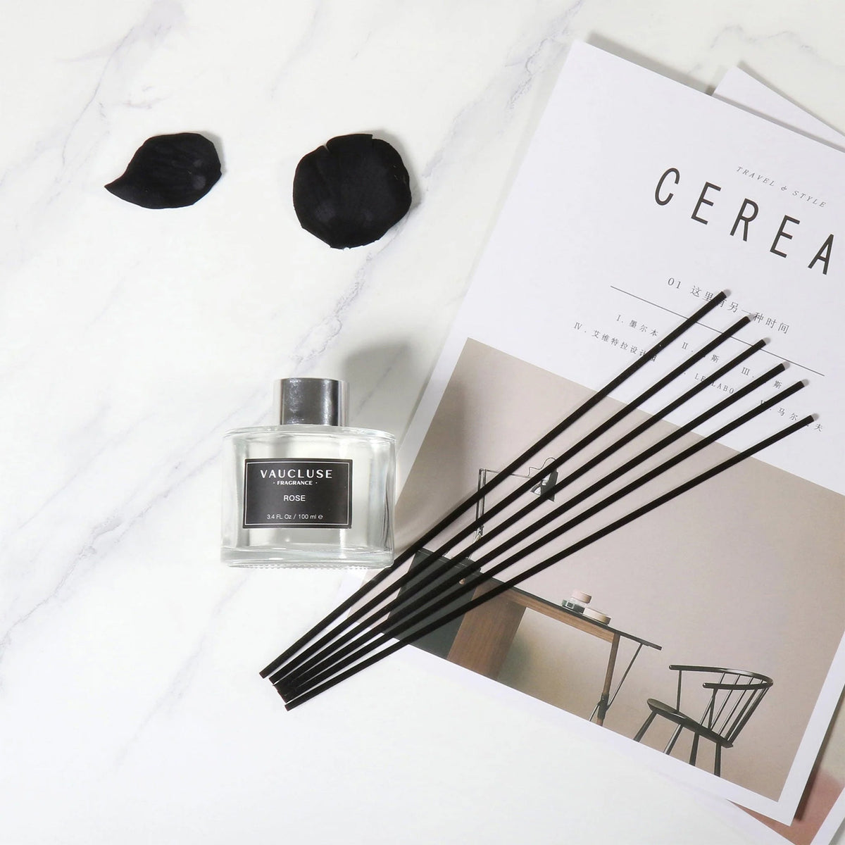 Black Rose Scented Reed Diffuser