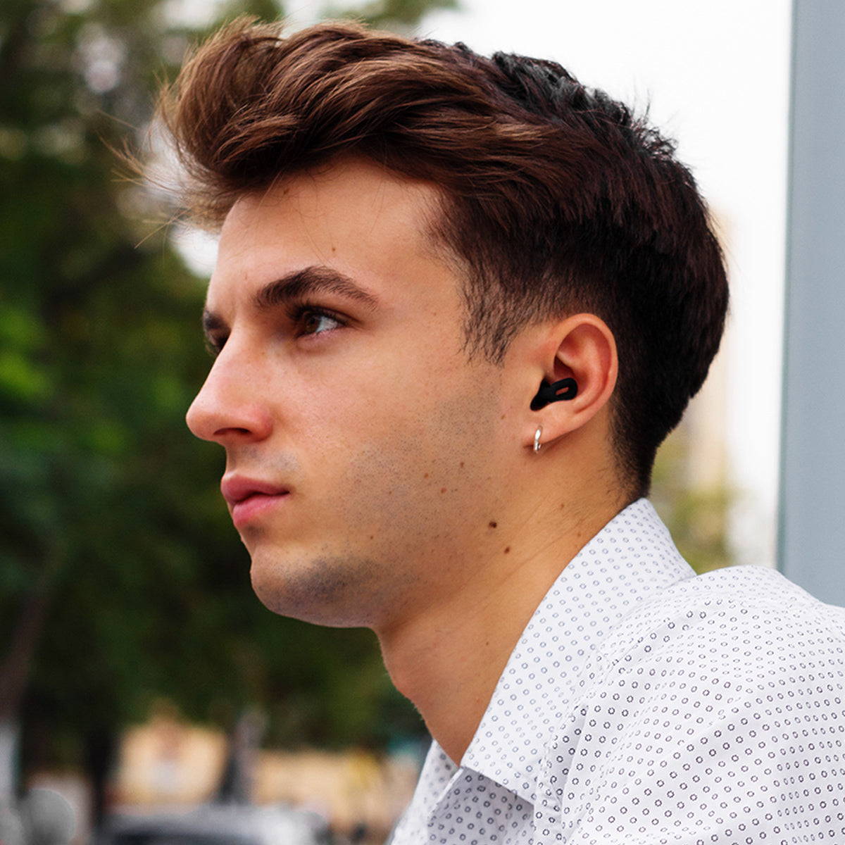 Saccater FOCUS Noise-Reducing Earplugs - Reusable Super Soft Silicone Ear Plugs in 60 HS, Perfect for Focus On Job Or Study, Noise Sensitivity & Travel, And For Nice Sleeping | NRR17 SNR23