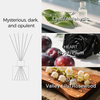 Black Rose Scented Reed Diffuser